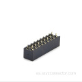 Cabeze femenino de 2.0 mm Pitch Dual fila recta